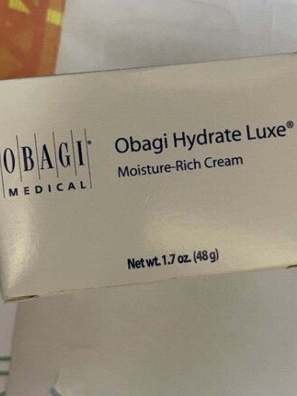 Obagi Hydrate Luxe Moisture Rich Cream 1.7oz / 48g New